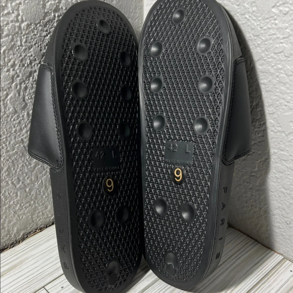 Carré‎ men’s Simplicita Classique Black Slide Sandals large EU 42 size 9